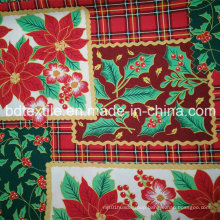 Polyester Printed 300d*300d Mini Matt Fabric Used for Table Cloth and Garment